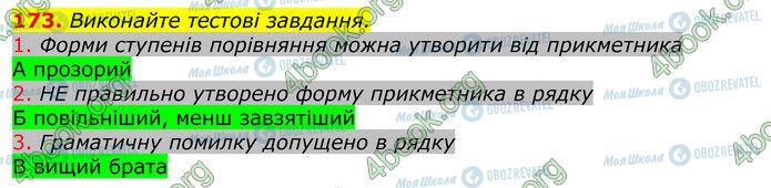 ГДЗ Укр мова 10 класс страница 173